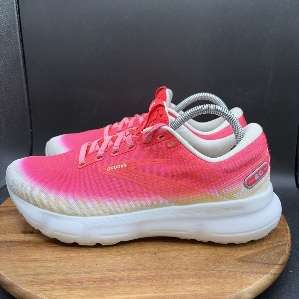 Brooks Glycerin 20 Womens Size 10.5 Running Shoes Pink Lilac White 1203691B672